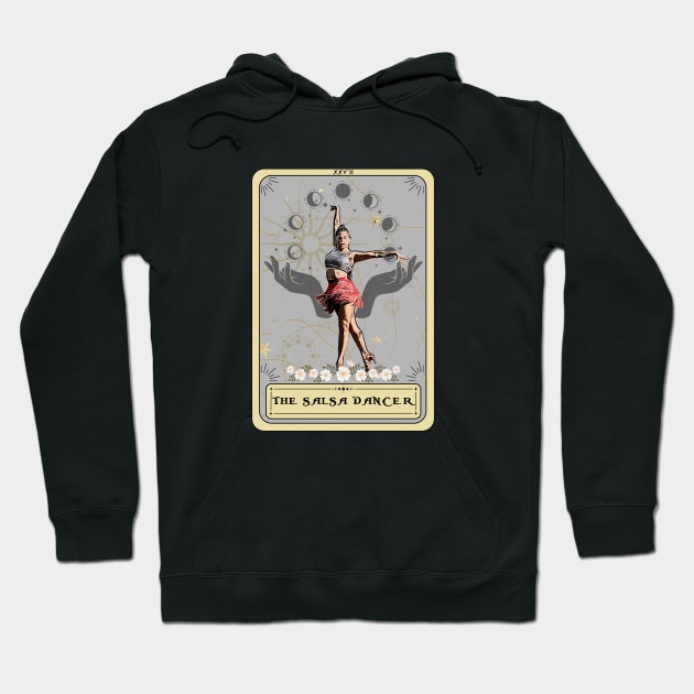 The Salsa Dancer Tarot Card, Salsa Dancing Hoodie by AlquimiaDesign